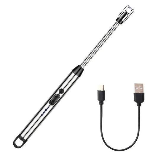 Rechargeable Arc Electric Lighter – Flameless USB Plasma Lighter with Flexible Neck