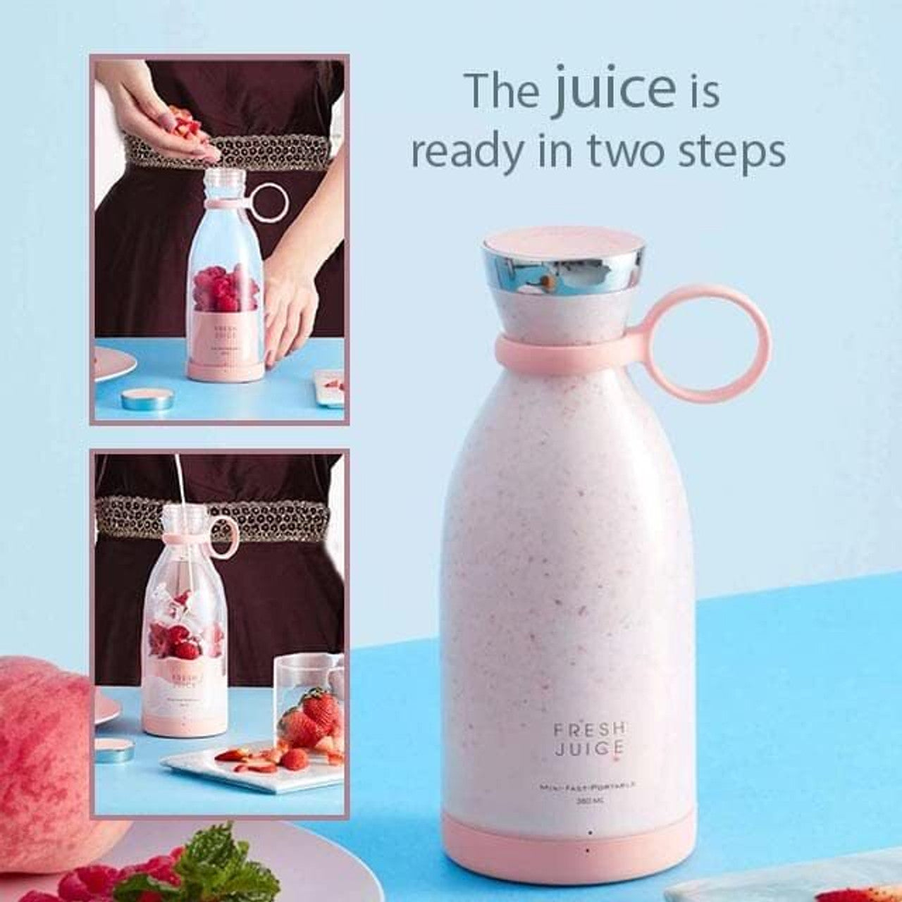 Electric Portable Mini Juicer Blender Bottle Mixer Juicer Jar