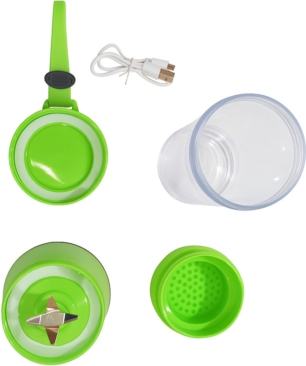 USB Rechargeable Portable Juicer Blender – 6 Blade 2200 W Juicer Mixer Grinder