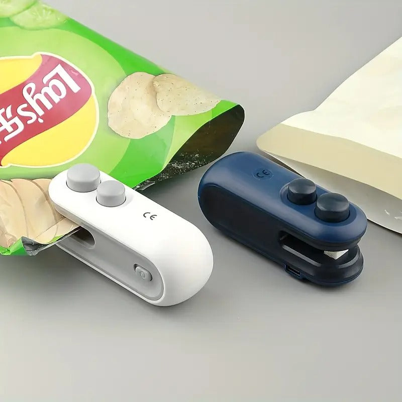 Mini Portable Heat Sealer – Rechargeable Bag Sealing Machine for Food Storage & Freshness