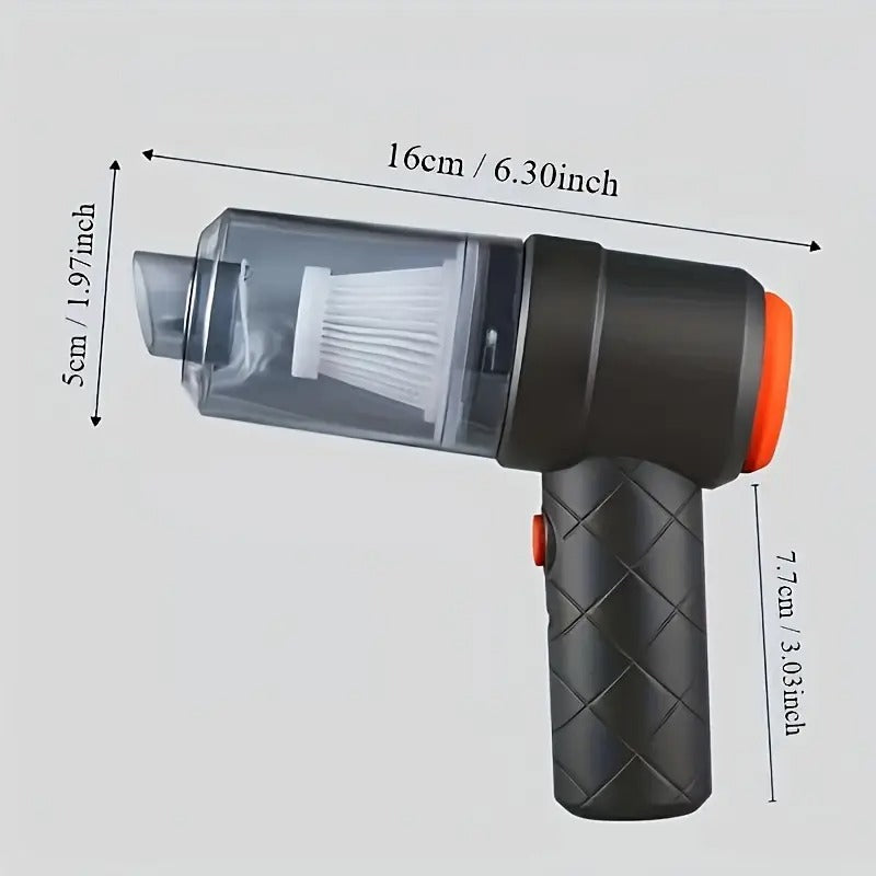 Mini Portable Vacuum Cleaner – USB Rechargeable Handheld Dust & Air Blower for Home, Car & Keyboard