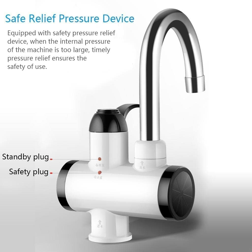 Instant Electric (3000W) Water Heater Faucet Tap Home-Kitchen