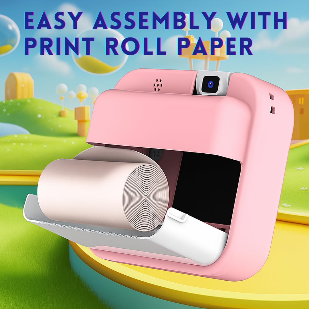 Mini Instant Print Camera for Kids | Educational Gift for Boys & Girls