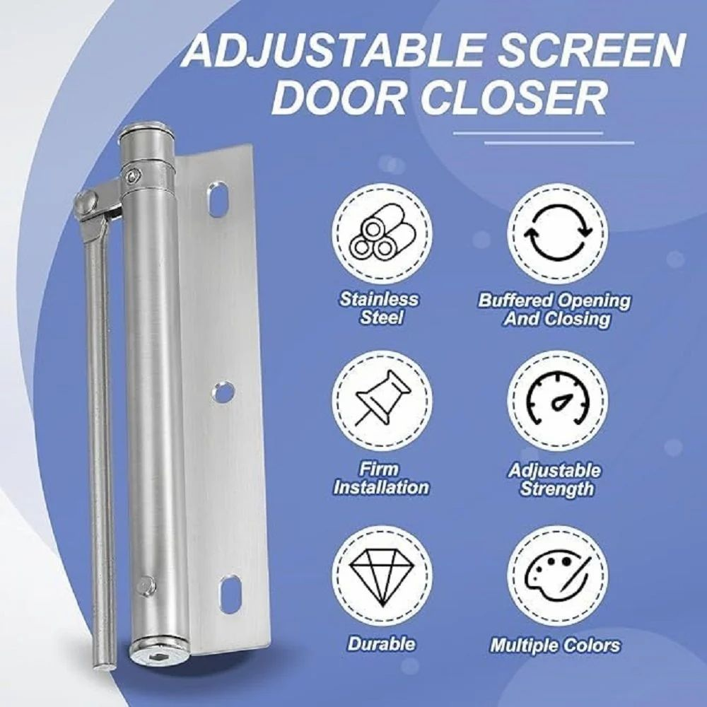 Automatic Door Closer – Adjustable Speed & Silent Operation