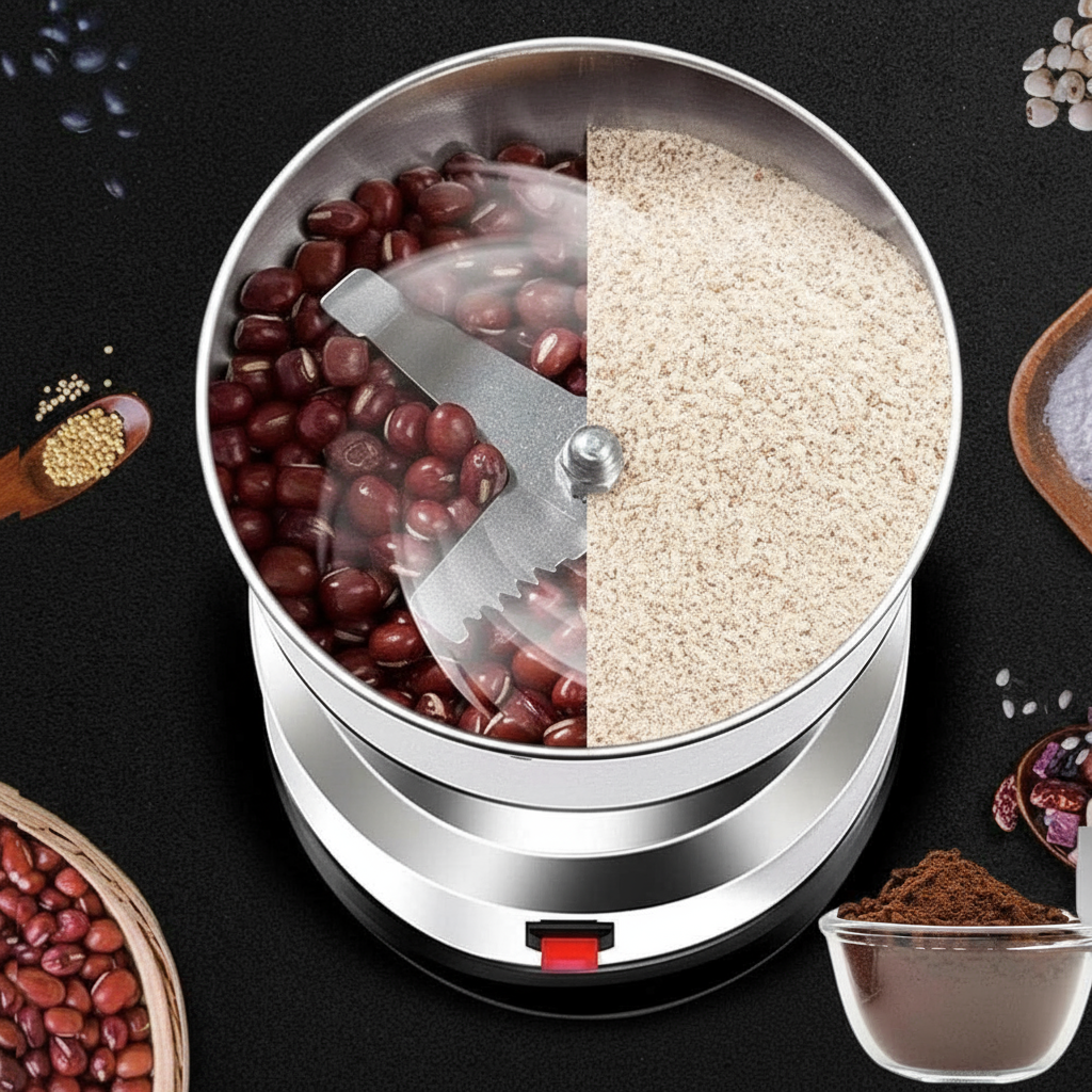Stainless Steel Nima Mini Mixer Grinder 200 W Mixer Grinder