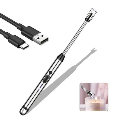 Rechargeable Arc Electric Lighter – Flameless USB Plasma Lighter with Flexible Neck