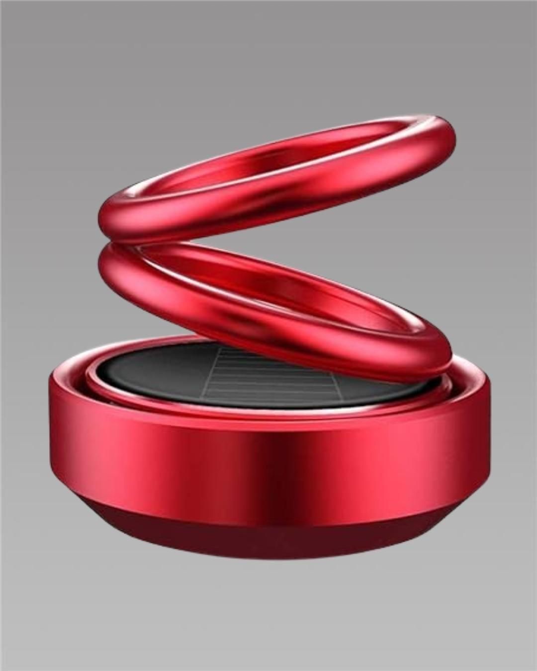 Solar Energy Rotating Ring Car Perfume – Long Lasting French Organic Fragrance | Luxury Dashboard Air Freshener