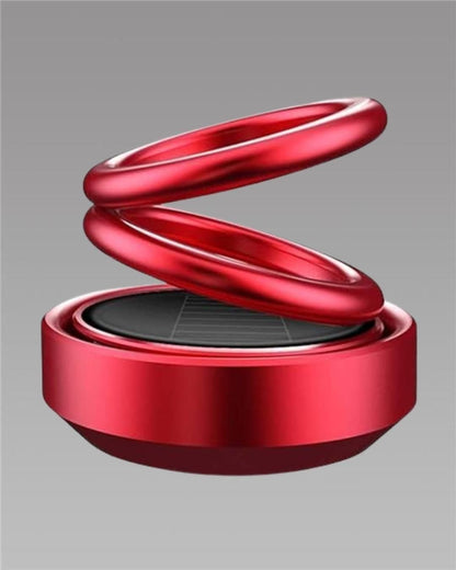 Solar Energy Rotating Ring Car Perfume – Long Lasting French Organic Fragrance | Luxury Dashboard Air Freshener