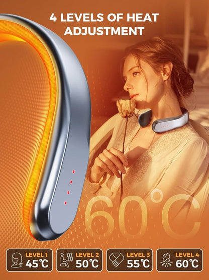 Rechargeable Neck Heating Massager by || Portable Neck Warmer for Office, Travel & Home
