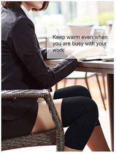 Knee support leg warmer long socks cashmere thick velvet woolen fleece for winter