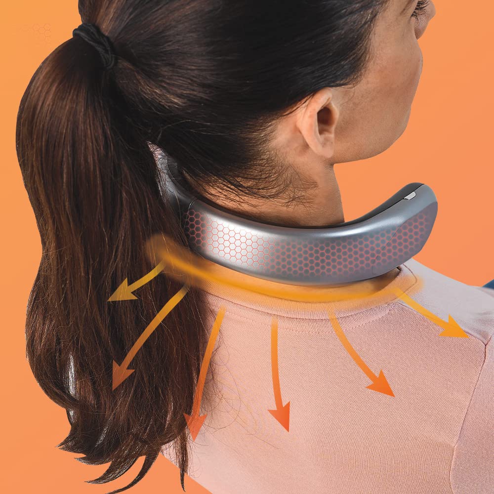 Rechargeable Neck Heating Massager by || Portable Neck Warmer for Office, Travel & Home
