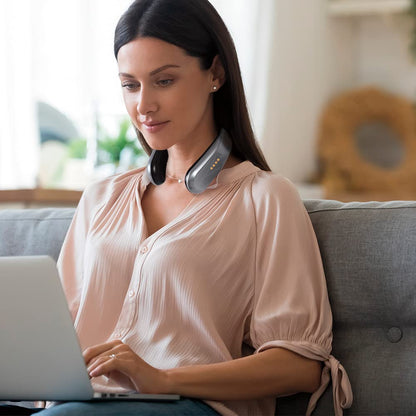 Rechargeable Neck Heating Massager by || Portable Neck Warmer for Office, Travel & Home